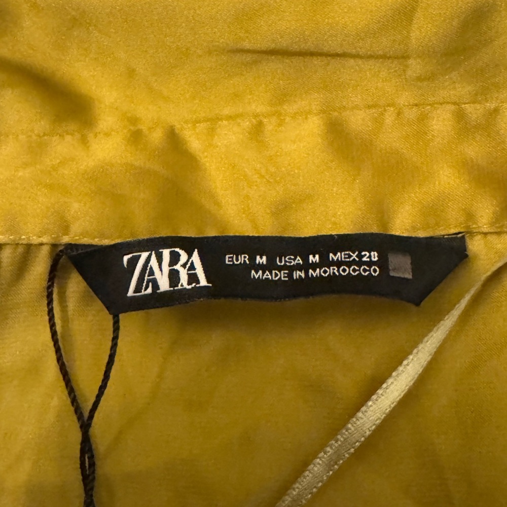 Zara Mustard Yellow Blouse - Picture 4 of 10
